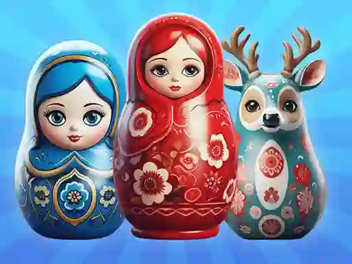 Cluiche Sort by Matryoshka Shelves! ar líne