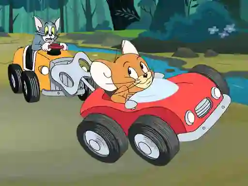 Cluiche Tom and Jerry Car Jigsaw ar líne