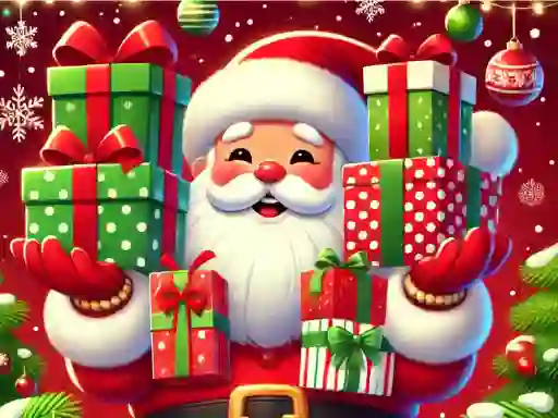 Cluiche Christmas Gift Jump ar líne