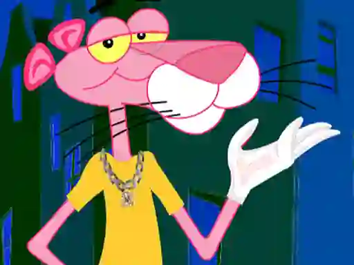 Cluiche Pink Panther Dress Up ar líne