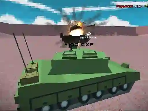 Cluiche Helicopter And Tank Battle Desert Storm Multiplaye ar líne