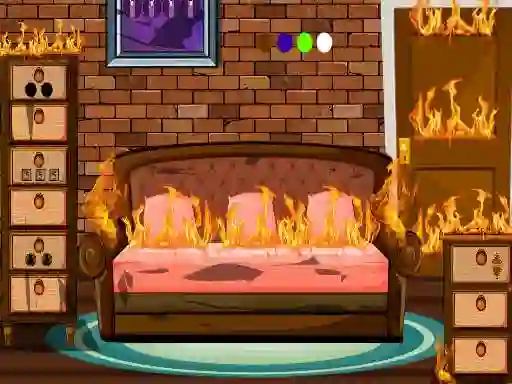 Cluiche Fired House Escape ar líne