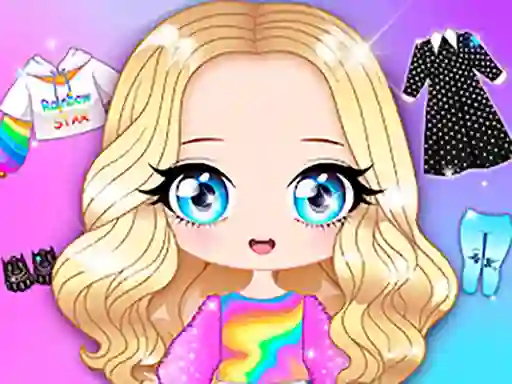 Cluiche Chibi Beauty Salon Dress Up And Spa ar líne