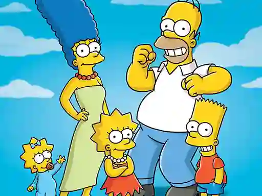 Cluiche Simpsons Jigsaw Puzzle Collection ar líne