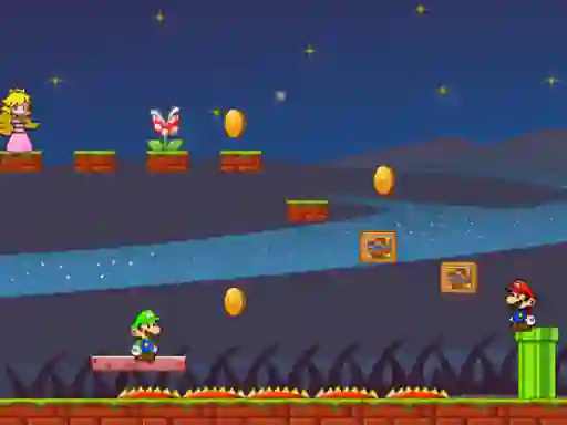 Cluiche Mario Bros Save Princess ar líne