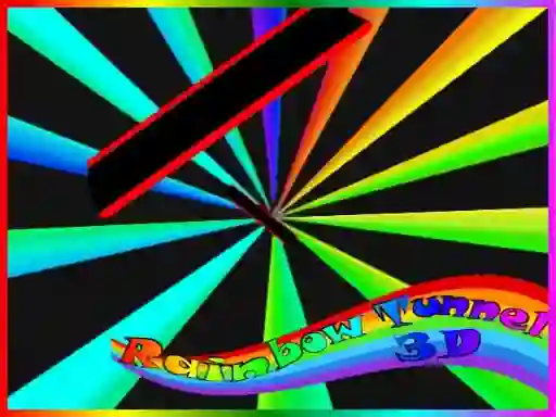 Cluiche Rainbow Tunnel 3D ar líne
