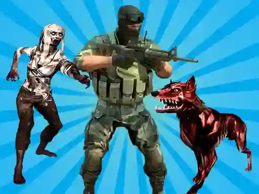 Cluiche Good Guys VS Bad Boys Zombie ar líne