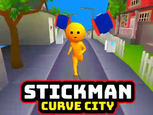Cluiche Stickman Curve City ar líne