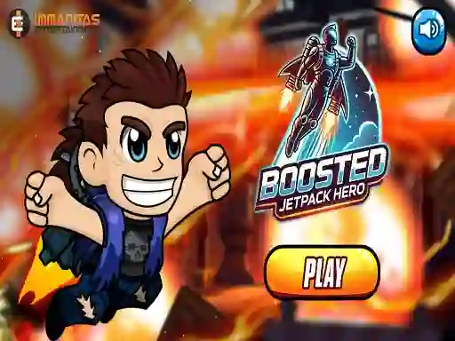 Cluiche Boosted Jetpack Hero ar líne