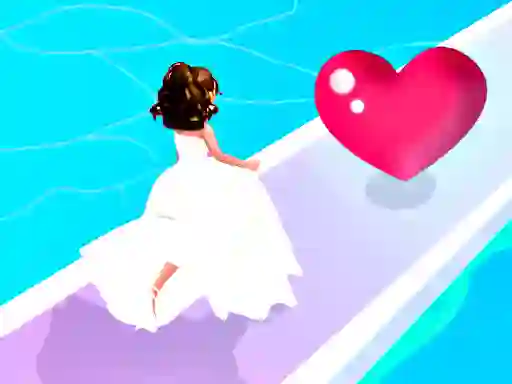 Cluiche Bridal Race 3D ar líne