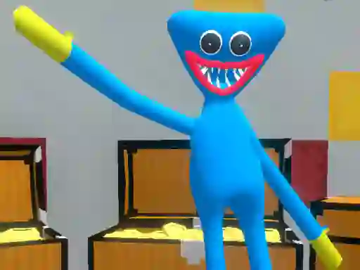 Cluiche Huggy Survival Parkour ar líne