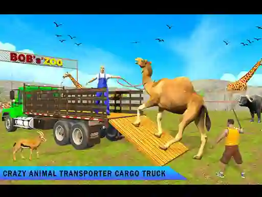 Cluiche Zoo Animal Transport Game ar líne