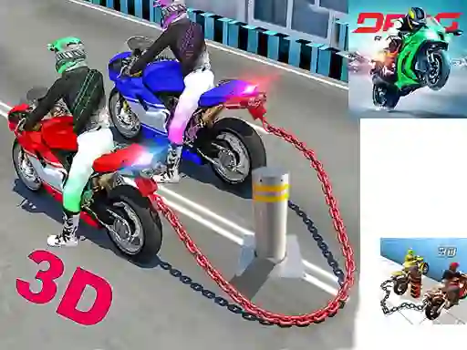 Cluiche Chained Bike Riders 3D ar líne