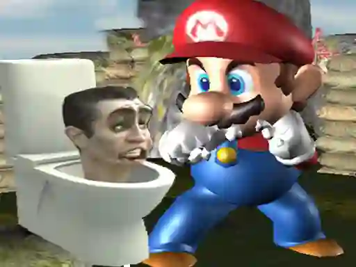 Cluiche Super Spy Mario VS Skibidi Toilet ar líne