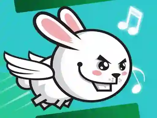 Cluiche Flappy Angry Rabbit ar líne