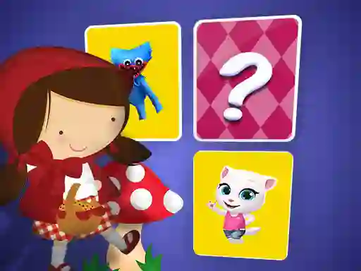 Cluiche Little Red Riding Hood Memory Card Match ar líne