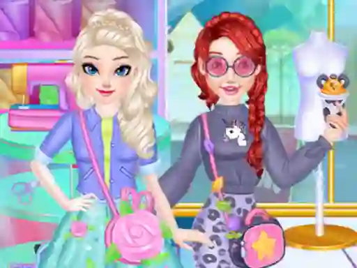 Cluiche Fashion Princess Sewing Clothes ar líne