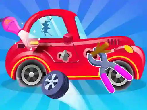 Cluiche Car Care Repair DuDu Mechanic ar líne