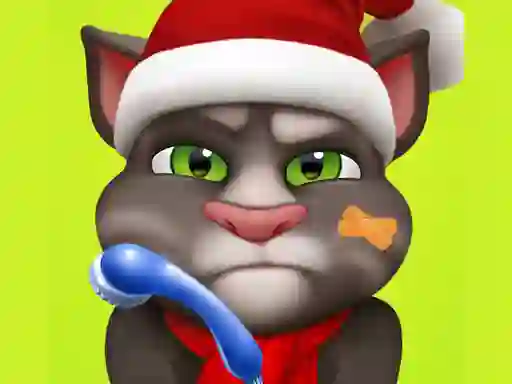 Cluiche Talking Tom care Injured ar líne