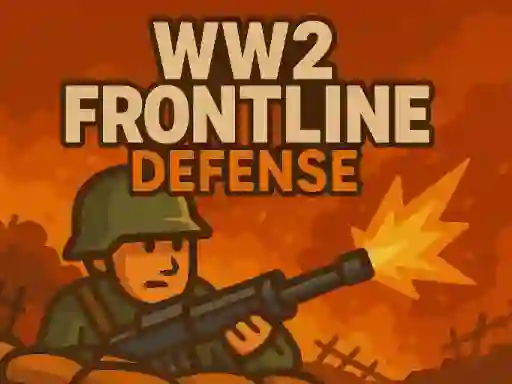 Cluiche WW2 Frontline Defense ar líne