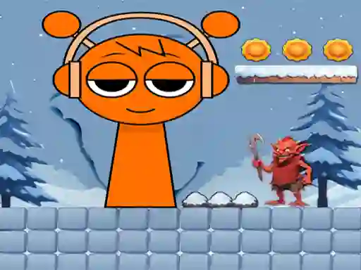 Cluiche Super Sprunki Run ar líne