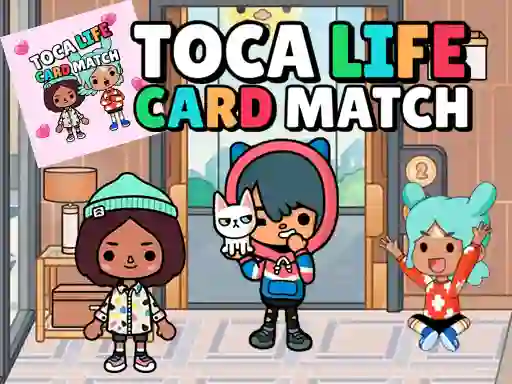 Cluiche Toca Life Memory Card Match ar líne