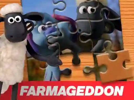 Cluiche  A Shaun the Sheep Movie Farmageddon Jigsaw Puzzle ar líne