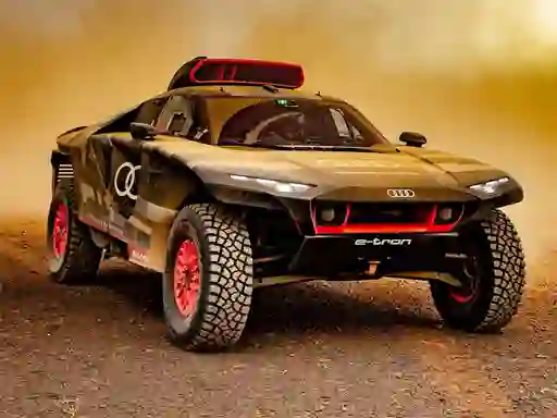 Cluiche Audi RS Q Dakar Rally Puzzle ar líne