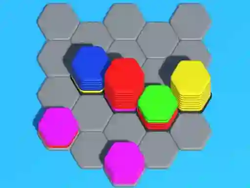Cluiche Hexa Sort 3D Puzzle ar líne