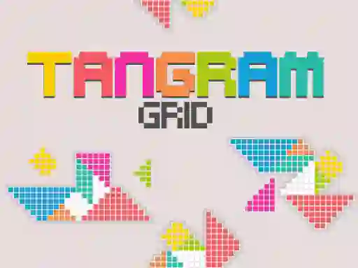 Cluiche Tangram Grid ar líne
