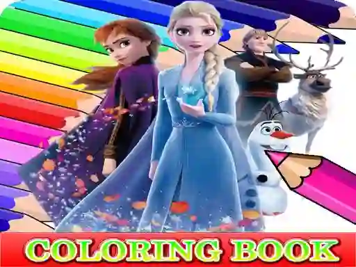 Cluiche Coloring Book for Frozen Elsa ar líne