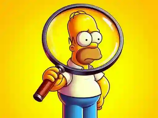 Cluiche The Simpsons Find the Difference ar líne