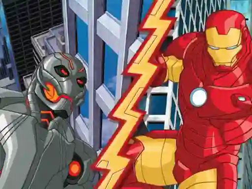 Cluiche Avengers Iron Man Rise of Ultron 2 ar líne