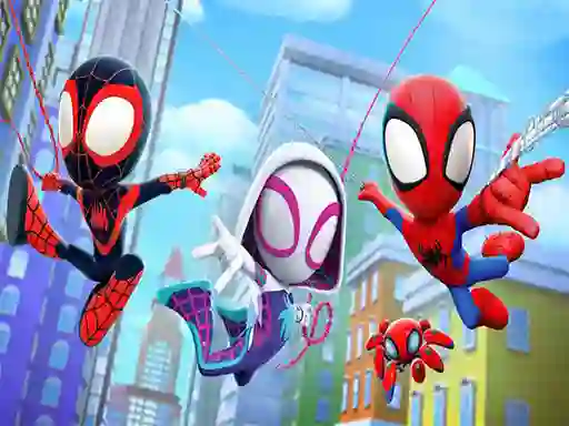 Cluiche Spidey and his Amazing Friends Swing Into Action! ar líne