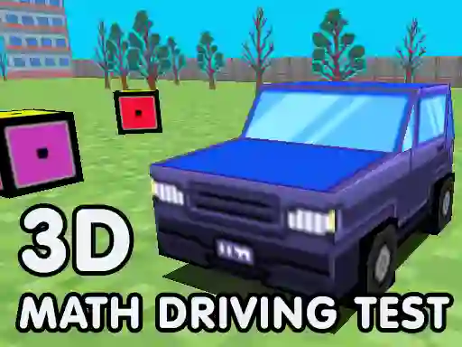 Cluiche 3D Math Driving Test ar líne