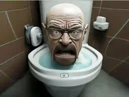 Cluiche Funny Skibidi Toilet Face ar líne