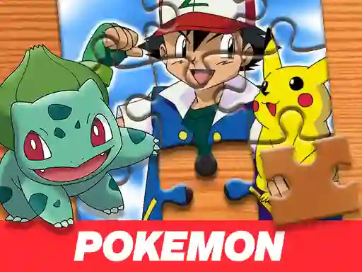 Cluiche Pokemon Jigsaw Puzzle ar líne