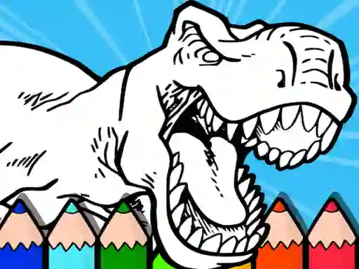 Cluiche Coloring Dinos For Kids ar líne