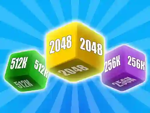 Cluiche Merge Cubes 2048 3D ar líne
