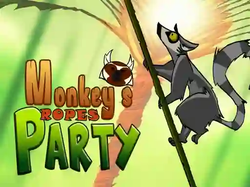 Cluiche Monkey's ropes party ar líne