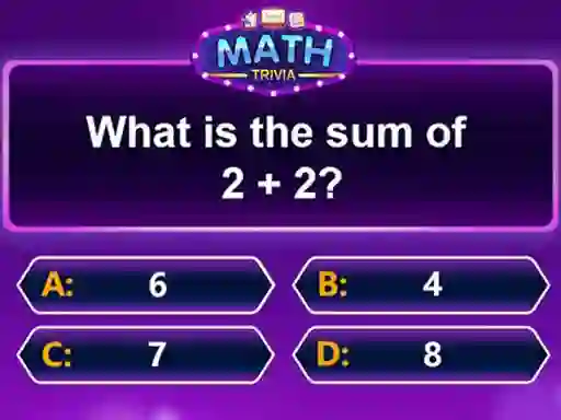 Cluiche Math Trivia ar líne