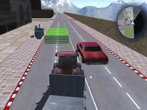 Cluiche Tractor Driving Garbage collect ar líne