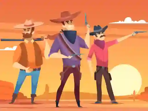Cluiche Wild West Shooting ar líne