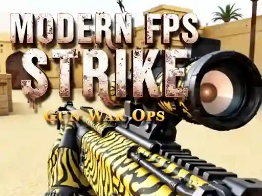 Cluiche Modern FPS Strike Gun War Ops ar líne