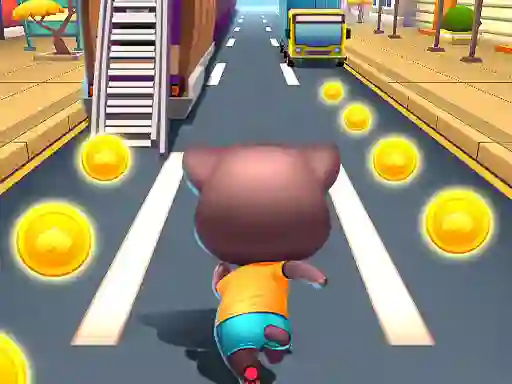 Cluiche Paw Puppy Kid Subway Surfers Runner ar líne