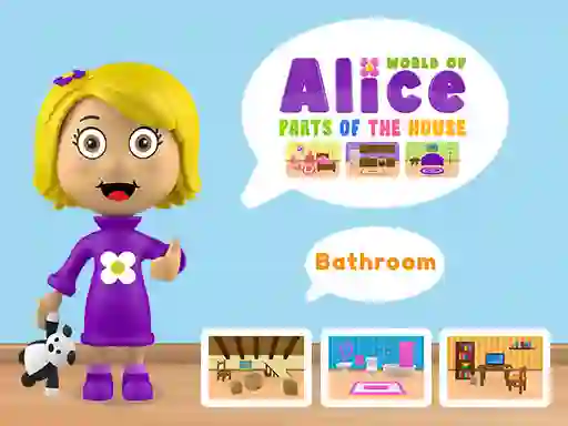 Cluiche World of Alice Parts of the House ar líne