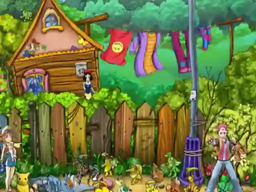 Cluiche Hidden pokemon ar líne