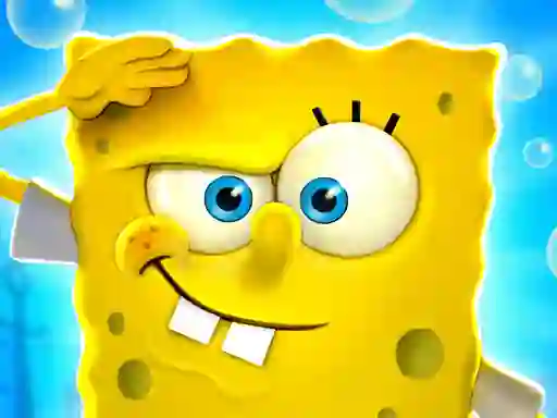 Cluiche Funny Spongebob Parkour Racer 3D ar líne