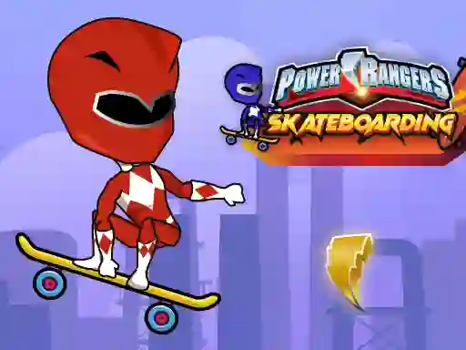 Cluiche Power Rangers Skateboading ar líne