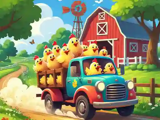 Cluiche CluckNRun ar líne